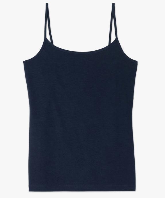 Débardeur uni à fines bretelles femme vue4 - GEMO(FEMME PAP) - GEMO