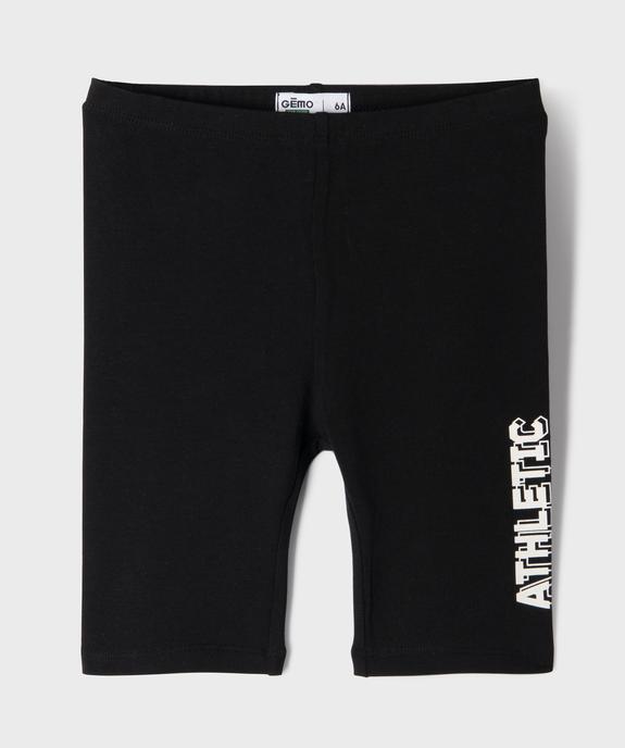 Legging de sport court fille vue2 - GEMO 4G FILLE - GEMO