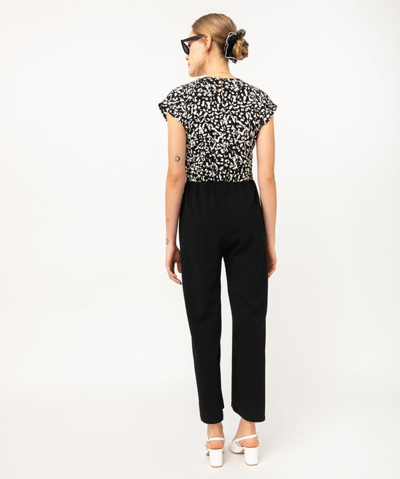 Combinaison pantalon 7/8e sans manches fluide femme vue3 - GEMO(FEMME PAP) - GEMO