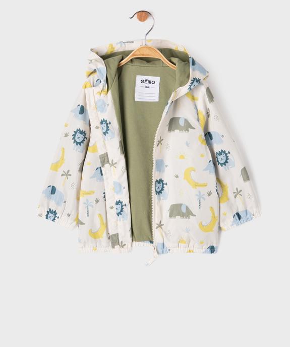 Blouson imperméable à capuche bébé garçon vue2 - GEMO(BEBE DEBT) - GEMO