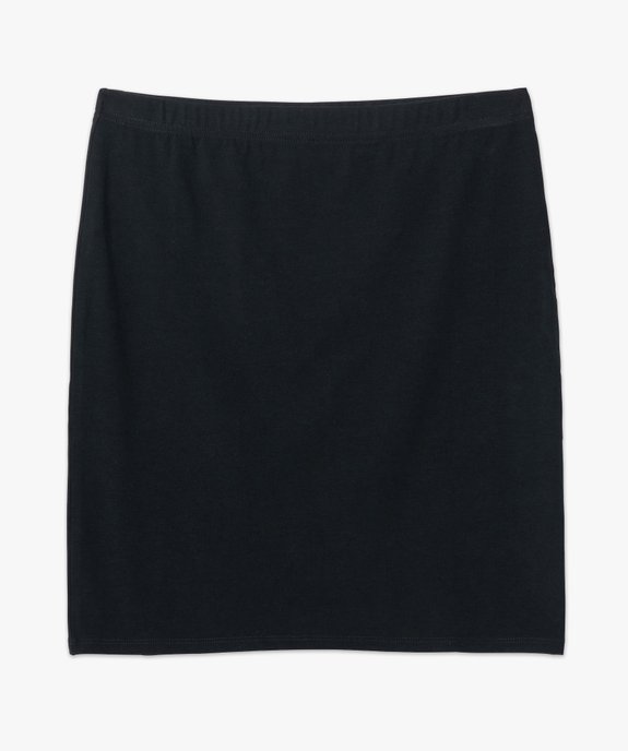 Jupe femme courte en jersey forme tube vue4 - GEMO(FEMME PAP) - GEMO