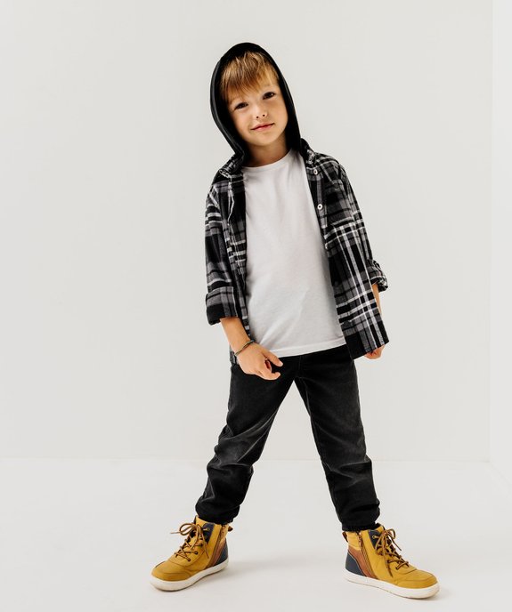Pantalon jogger taille élastique garçon vue6 - GEMO (ENFANT) - GEMO