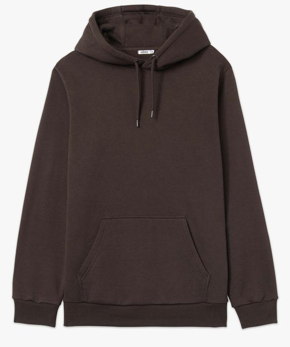 Sweat à capuche intérieur molletonné homme vue4 - GEMO 4G HOMME - GEMO