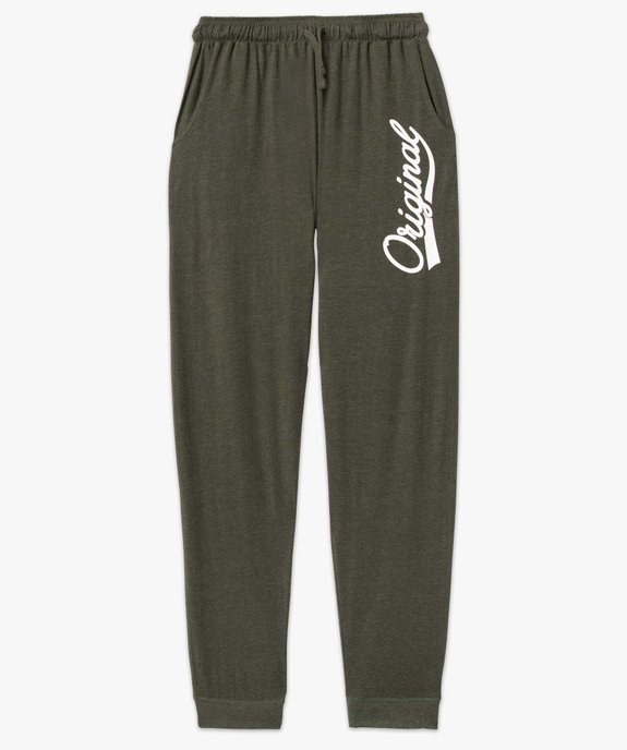 Pantalon de pyjama en jersey à taille élastique homme vue4 - GEMO(HOMWR HOM) - GEMO