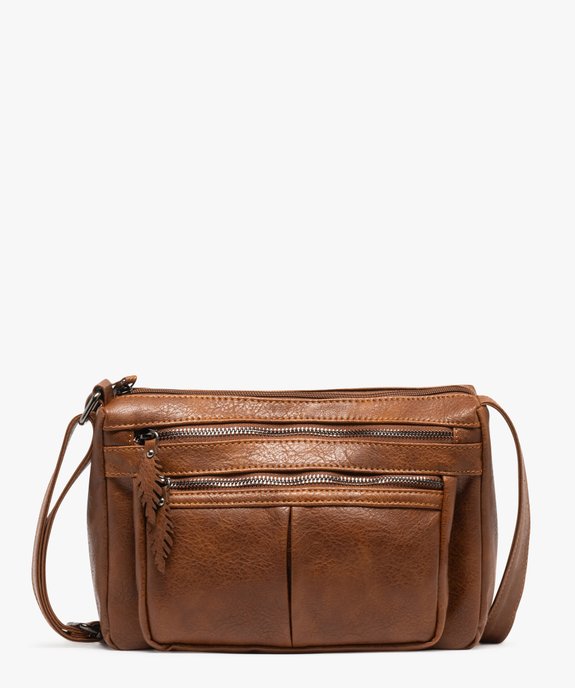 Sac besace compact femme vue1 - GEMO (ACCESS) - GEMO