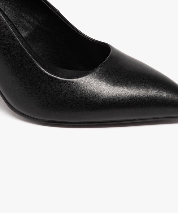 Escarpins femme unis à bout pointu et talon haut vue6 - PREMIER PRIX BY GEMO - GEMO