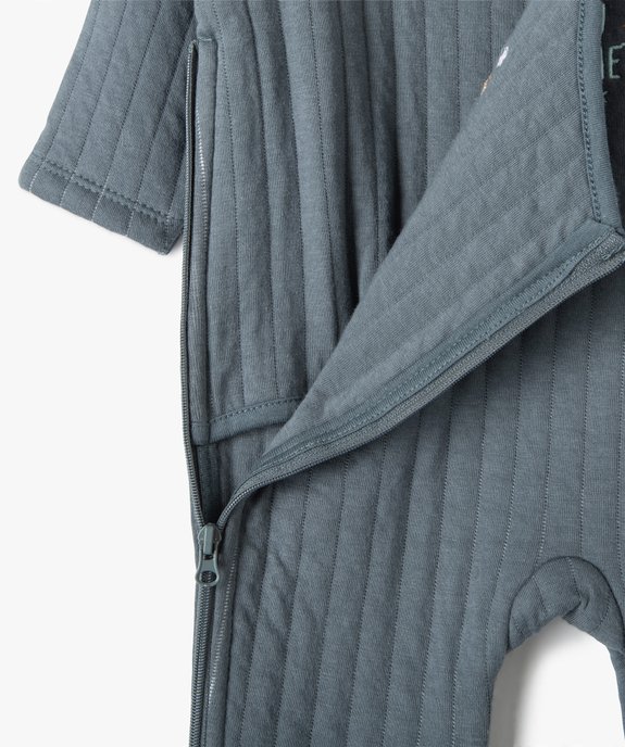Pyjama bébé matelassé à fermeture zippée - LuluCastagnette vue2 - LULUCASTAGNETTE - GEMO