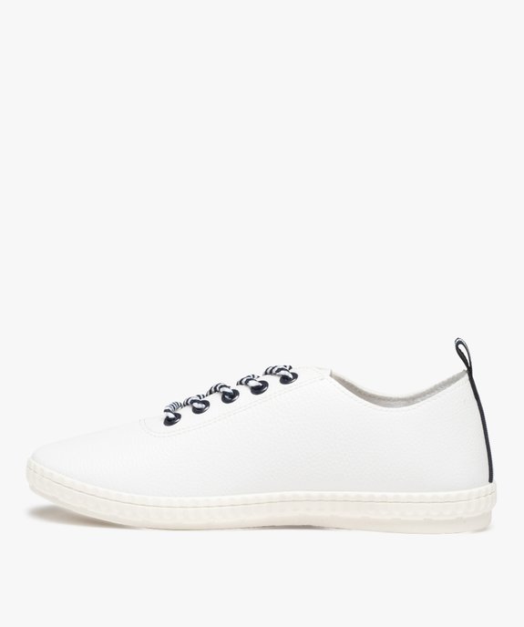Baskets femme unies à tige extra souple – Terre de Marins vue3 - TERRE DE MARINS - GEMO