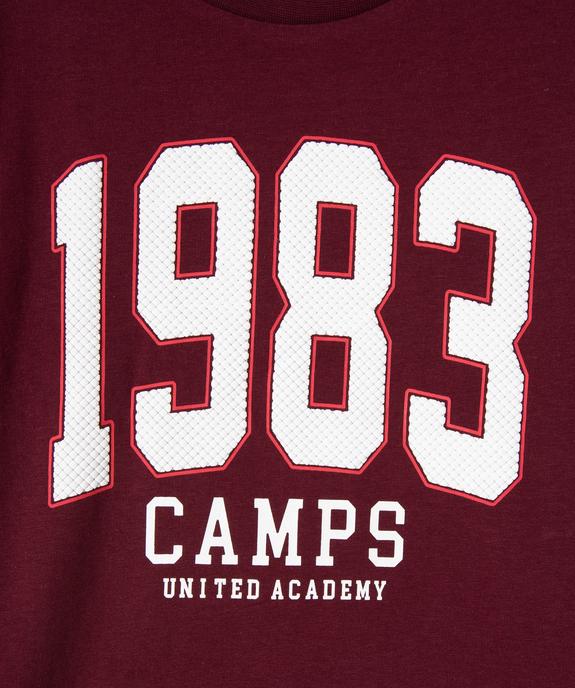 Tee-shirt à manches longues effet 2 en 1 garçon - Camps United vue3 - CAMPS UNITED - GEMO