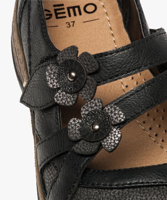 Babies femme confort avec brides scratch à fleur vue6 - G'FLEX - GEMO