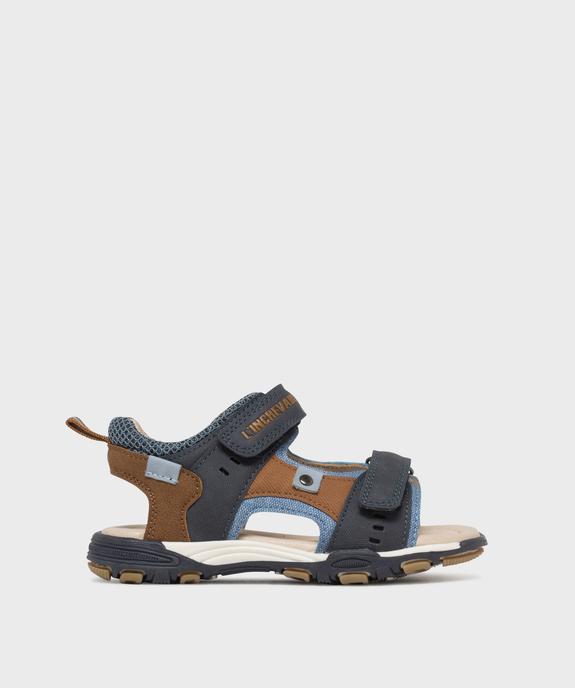 Sandales à scratch multi-matières garçon - Gepy vue1 - GEPY - GEMO