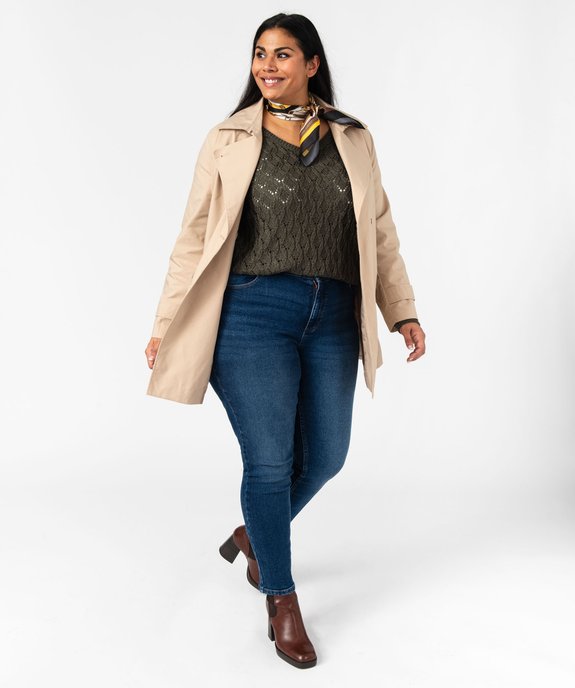 Jean slim stretch taille normale femme grande taille vue5 - GEMO 4G GT - GEMO