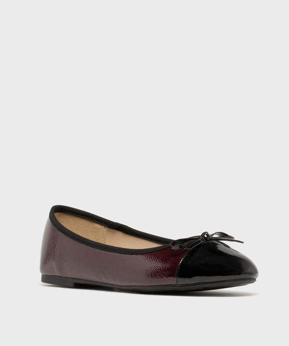 Ballerines vernies bicolores femme vue2 - VALENTINA BALDA - GEMO