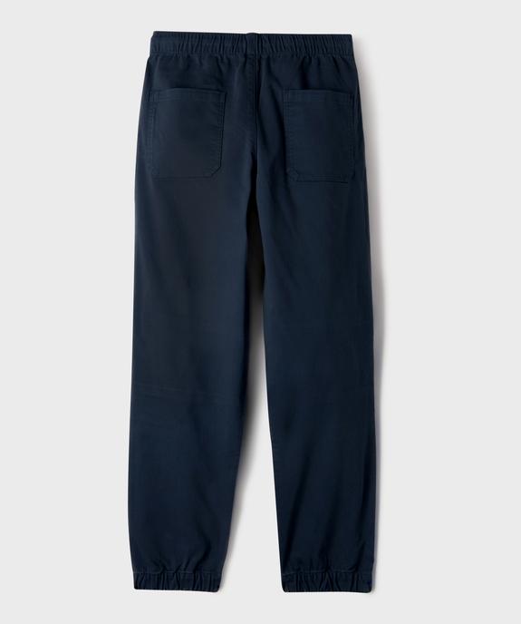 Pantalon parachute avec taille ajustable garçon vue3 - GEMO (JUNIOR) - GEMO