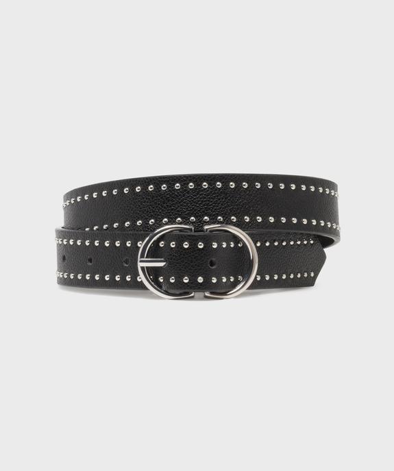 Ceinture à clous avec boucle en métal fantaisie femme vue1 - GEMO (ACCESS) - GEMO