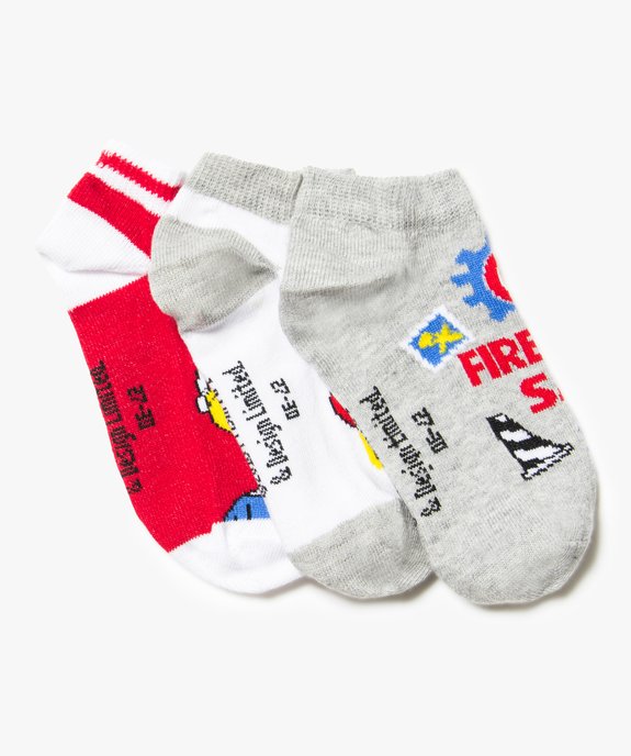 Lot de 3 paires de chaussettes Sam le Pompier  vue2 - SAM LE POMPIER - GEMO