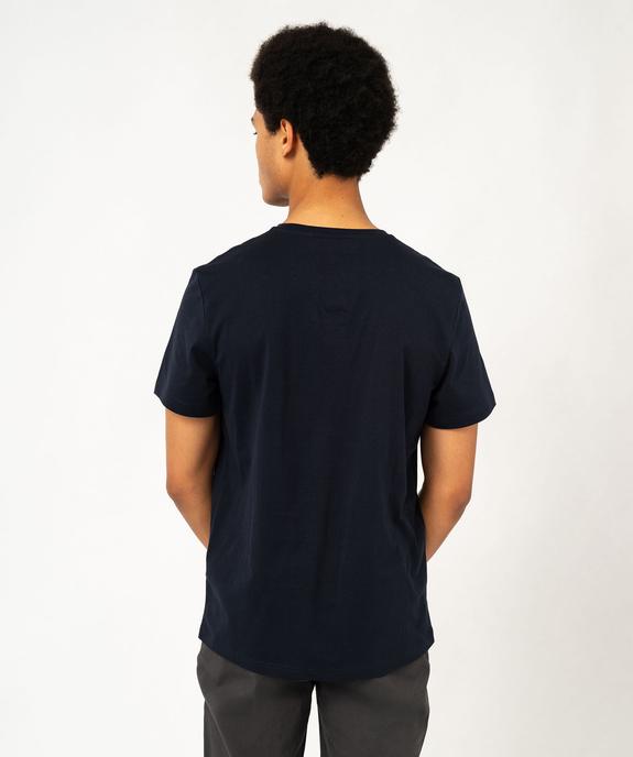 Tee-shirt manches courtes imprimé vague d'Hokusai homme - aoph London vue3 - HOKUSAI - GEMO