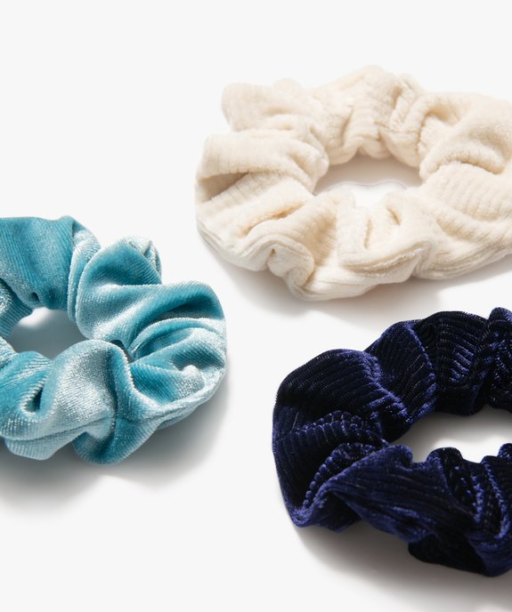 Chouchou en velours fille (lot de 3) vue2 - GEMO (ACCESS) - GEMO