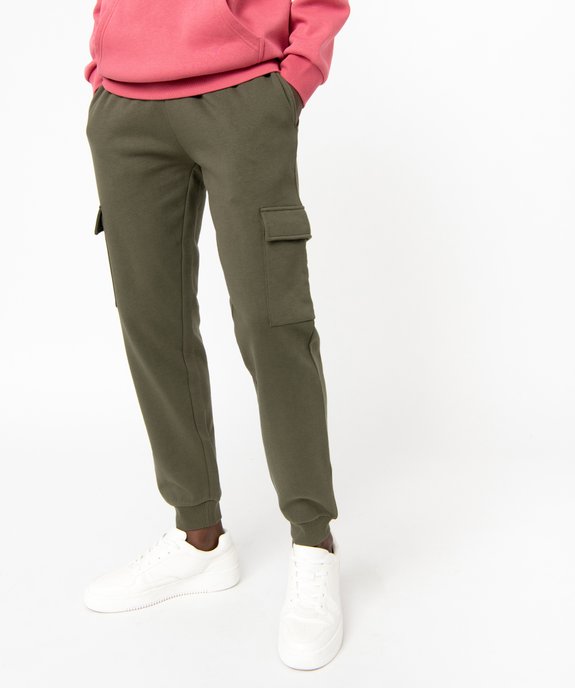Pantalon de jogging coupe cargo homme vue1 - GEMO (HOMME) - GEMO