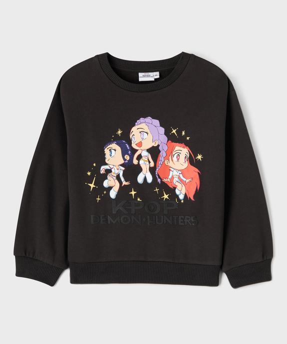 Sweat imprimé fille intérieur molletonné - Kpop Demon Hunter vue1 - PIERRE CARDIN CONFORT - GEMO