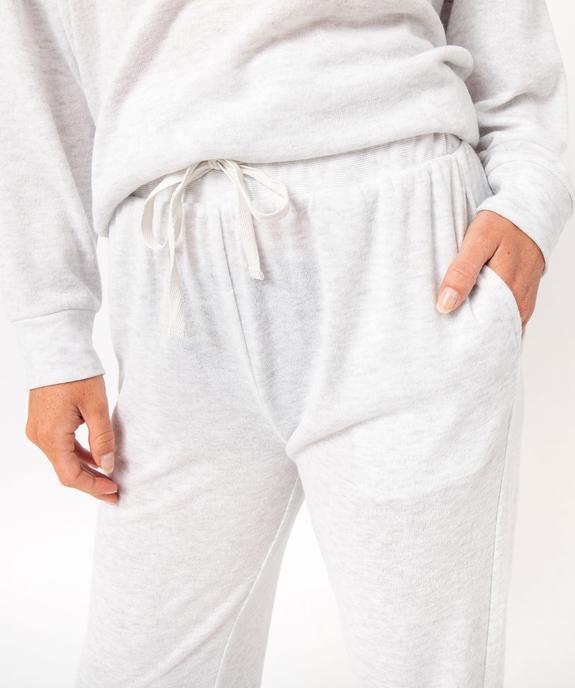 Pantalon de pyjama en maille fine femme vue5 - GEMO 4G FEMME - GEMO