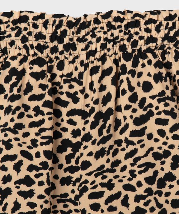 Short fluide à motifs tachetés fille vue2 - GEMO (ENFANT) - GEMO