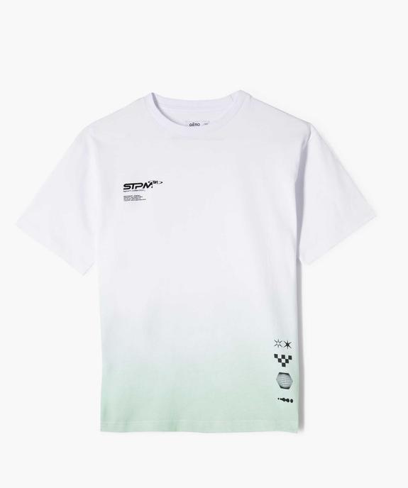 Tee-shirt manches courtes coloris tie and dye garçon vue1 - GEMO (JUNIOR) - GEMO