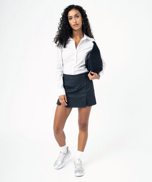 Chemise femme cintrée à manches longues vue5 - GEMO(FEMME PAP) - GEMO