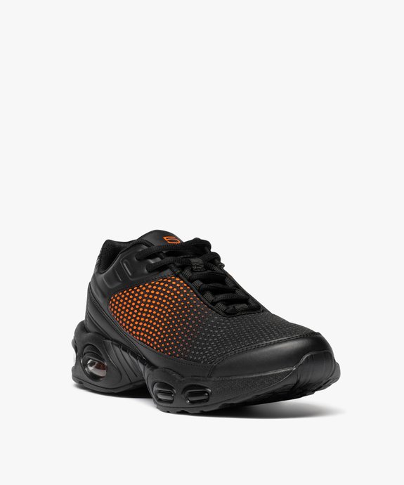 Baskets running en mesh renforcé avec semelle à bulle d'air homme  vue3 - 5 MILES - GEMO