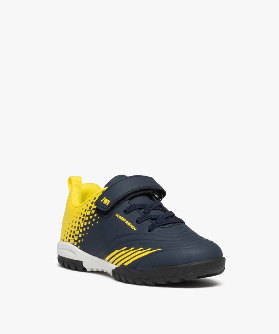 Chaussures de foot garçon avec fermeture scratch vue2 - 5 MILES GEMO FOR GOOD - GEMO