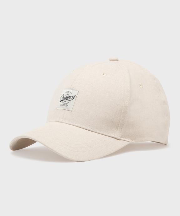 Casquette en toile coton-lin homme vue1 - GEMO (ACCESS) - GEMO