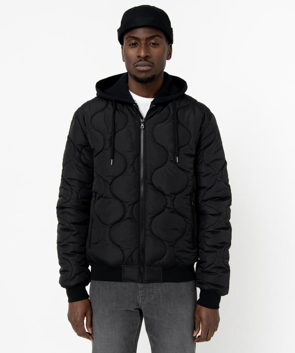 Blouson matelassé avec dessus déperlant homme vue5 - GEMO 4G HOMME - GEMO