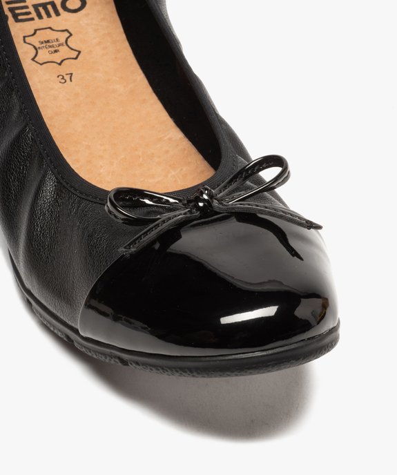 Ballerines femme tige souple à bout renforcé vue6 - GEMO(URBAIN) - GEMO