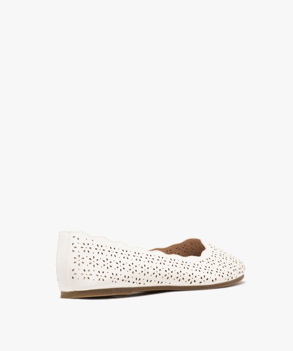 Ballerines à motifs ajourés et col ondulé femme - Valentina Baldano vue11 - VALENTINA BALDA - GEMO