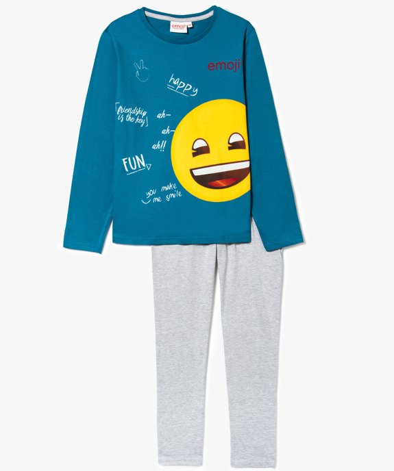 Pyjama deux pièces "Emoji" vue1 - EMOJI - GEMO
