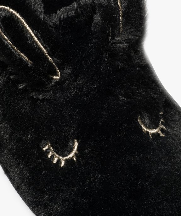 Mules d'intérieur femme avec broderie lapin vue6 - GEMO(HOMWR FEM) - GEMO
