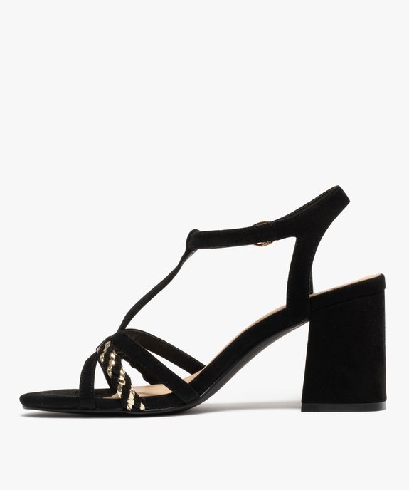 Sandales à brides à large talon femme - Valentina Baldano vue4 - VALENTINA BALDA - GEMO