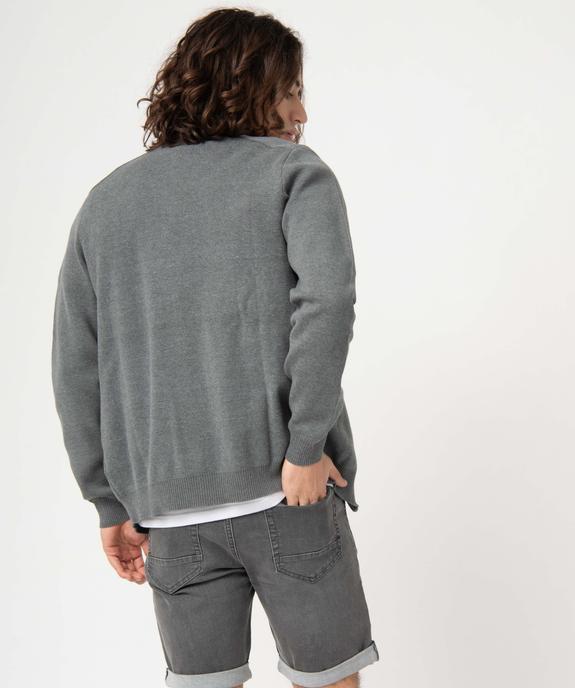 Gilet à fermeture zippée et col montant homme vue3 - GEMO (HOMME) - GEMO