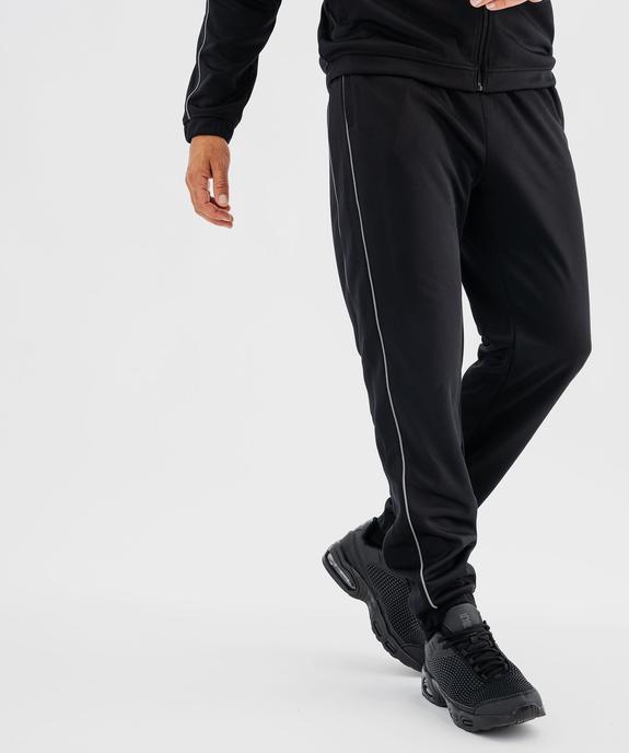 Pantalon de jogging avec liserés réfléchissants homme vue1 - GEMO (HOMME) - GEMO