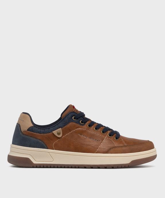 Baskets de ville avec col en denim homme - Urban Steps vue1 - URBAN STEPS - GEMO