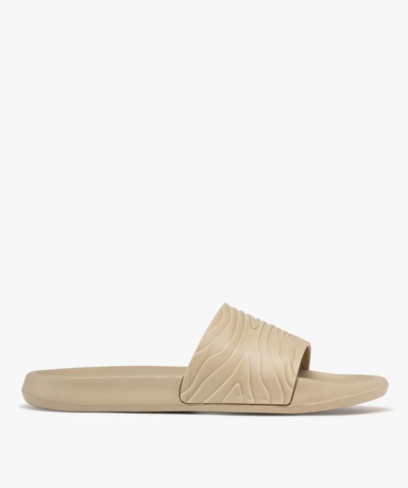 Mules de plage avec bride souple homme vue1 - GEMO (PLAGE) - GEMO