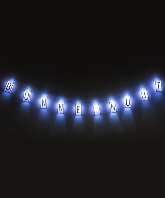 Guirlande lumineuse 10 lettres vue2 - GEMO (ACCESS) - GEMO
