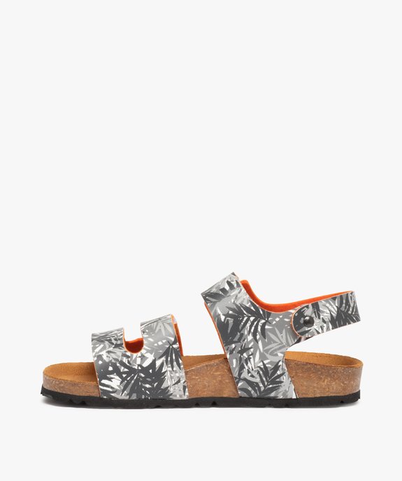 Sandales garçon à brides scratch imprimées vue3 - GEMO (ENFANT) - GEMO
