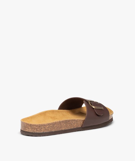 Sandales homme avec large bride à boucle vue4 - GEMO (CASUAL) - GEMO