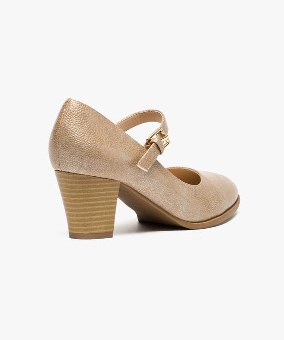 Babies vernies à talon et bout pointu vue4 - GEMO(URBAIN) - GEMO