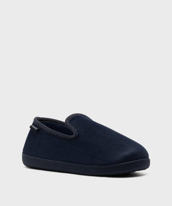 Chaussons enveloppants à motifs chevrons homme - Isotoner vue2 - ISOTONER - GEMO