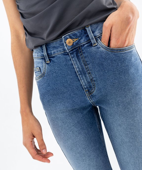 Jean femme coupe Slim taille haute – Longueur L26 vue6 - GEMO 4G FEMME - GEMO