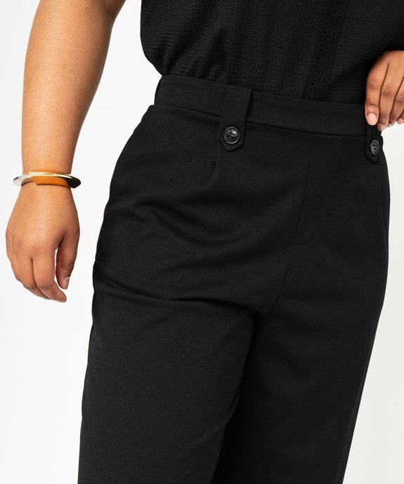 Pantalon fluide coupe large femme grande taille vue2 - GEMO (G TAILLE) - GEMO
