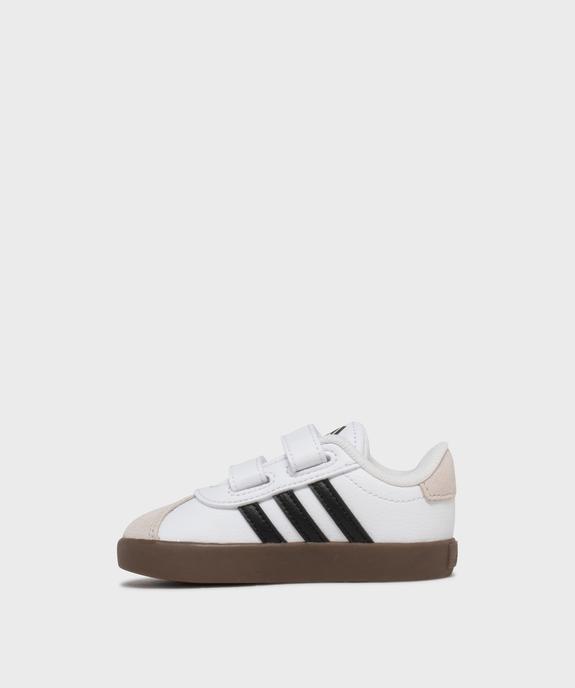 Baskets VL Court 3.0 bébé - Adidas vue3 - ADIDAS - GEMO