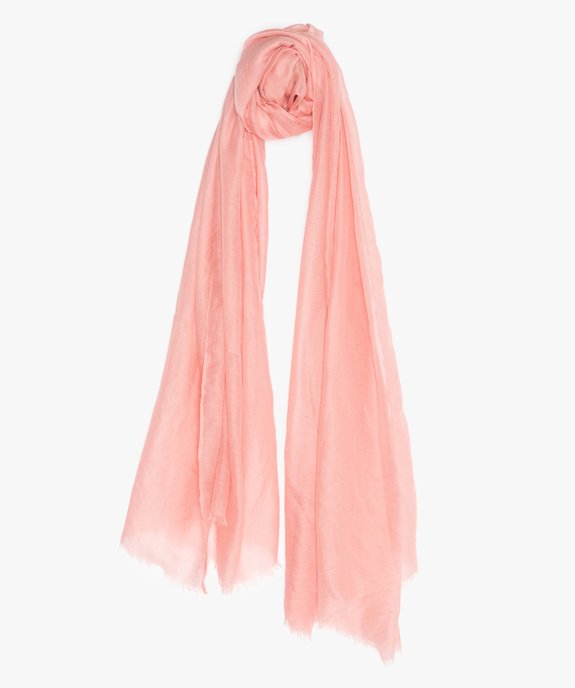 Foulard femme à franges vue1 - GEMO (ACCESS) - GEMO